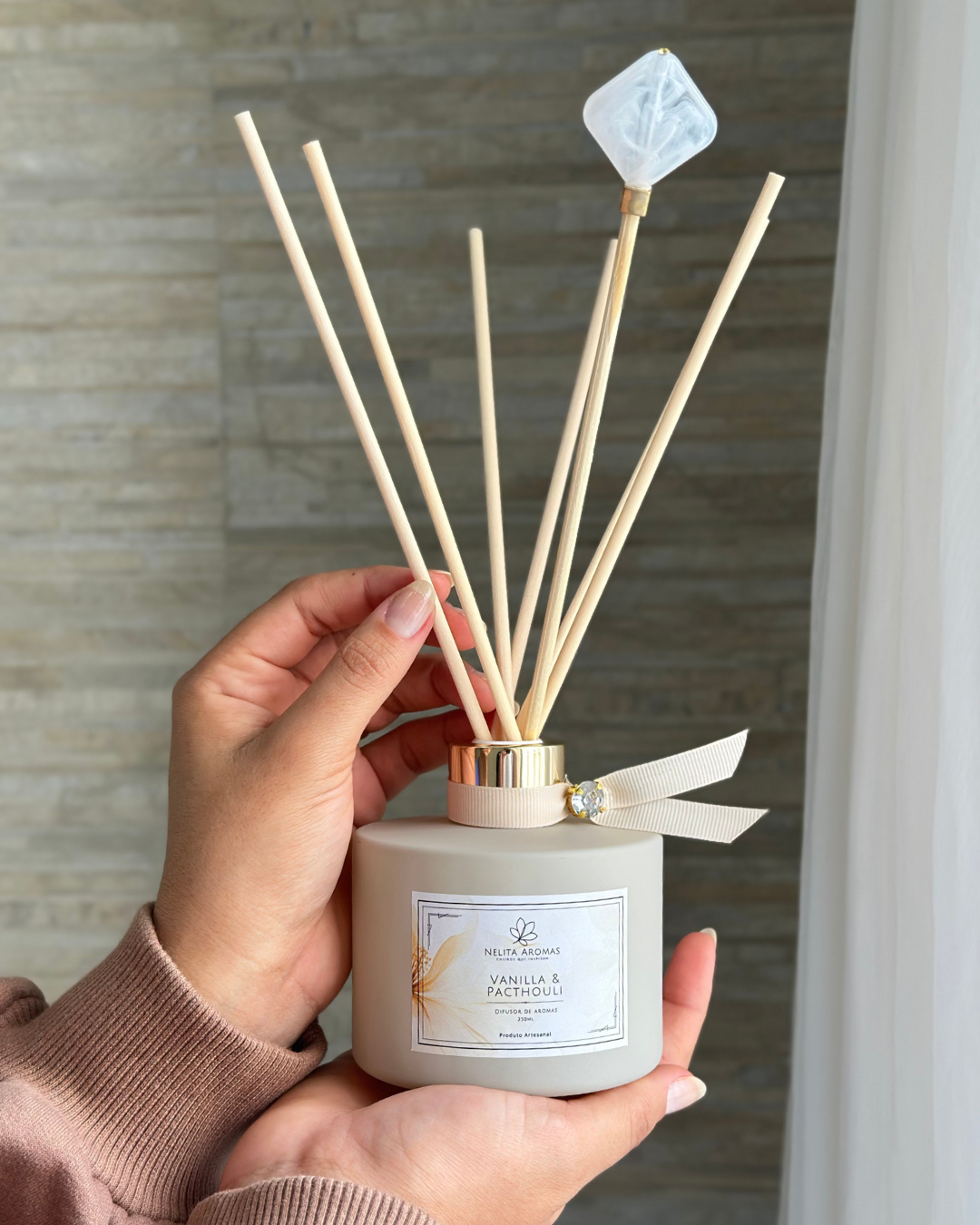 Difusor de Aromas Vanilla & Patchouli – 250ml | Coleção Encanto