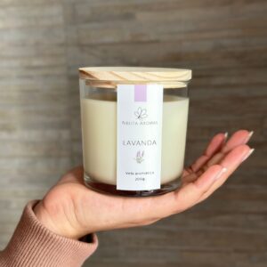 vela aromática lavanda