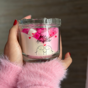 vela aromática lovely 260 gramas edição dia dos namorados