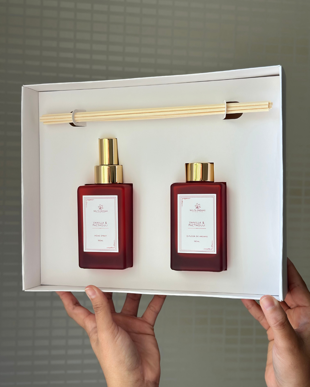 kit nelita aromas vanilla e pacthouli 180ml